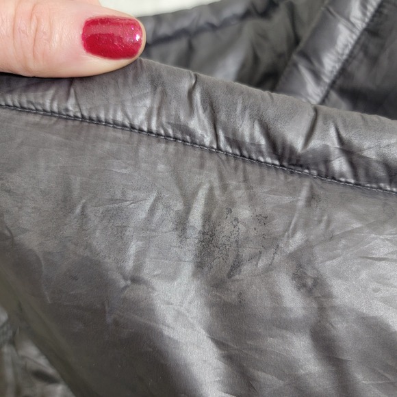 Calvin Klein Performance Womens Down Puffer Vest Zipper Pockets Gray size 1X - Picture 8 of 14